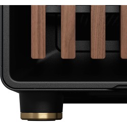 Fractal Design North Boîtier PC à Flux d'air - Charbon Noir avec Façade en Noyer - Moyen Tour ATX avec Panneaux Latéraux en Mail