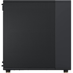 Fractal Design North Boîtier PC à Flux d'air - Charbon Noir avec Façade en Noyer - Moyen Tour ATX avec Panneaux Latéraux en Mail