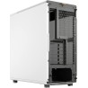 Fractal design north chalk blanc - boîtier pc gaming moyen tour atx à flux d'air – façade en chêne – panneaux latéraux en maille