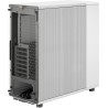 Fractal design north chalk blanc - boîtier pc gaming moyen tour atx à flux d'air – façade en chêne – panneaux latéraux en maille