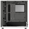 Fractal design north chalk blanc - boîtier pc gaming moyen tour atx à flux d'air – façade en chêne – panneaux latéraux en maille