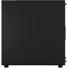 Fractal design north charcoal noir tempered glass dark - façade en bois de noyer – panneau latéral en verre – deux ventilateurs 