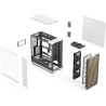 Fractal design north xl rc chalk blanc tg clear - boîtier pc gaming atx ventilé avec panneaux en bois - 3 ventilateurs pwm 140mm