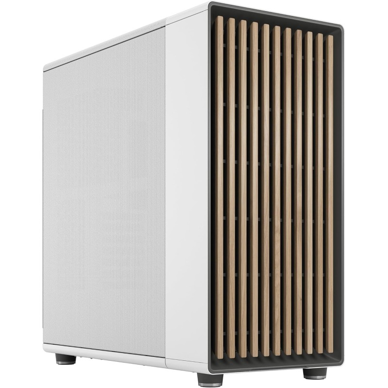 Fractal design north xl chalk blanc mesh- boîtier pc gaming grande tour eatx à flux d'air – trois ventilateurs aspect pwm de 140