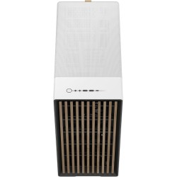 Fractal design north xl chalk blanc tg- boîtier pc gaming grande tour eatx à flux d'air – trois ventilateurs aspect pwm de 140 m