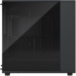 Fractal design north xl charcoal noir tg- boîtier pc gaming grande tour eatx à flux d'air – trois ventilateurs aspect pwm de 140