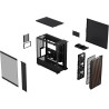 Fractal design north xl charcoal noir tg- boîtier pc gaming grande tour eatx à flux d'air – trois ventilateurs aspect pwm de 140