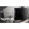 Fractal design north xl charcoal noir tg- boîtier pc gaming grande tour eatx à flux d'air – trois ventilateurs aspect pwm de 140