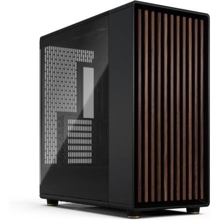 Fractal design north xl rc charcoal noir tg dark - boîtier plein tour airflow avec 3 ventilateurs 140mm pwm- boîtier compatible 
