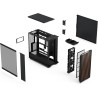 Fractal design north xl rc charcoal noir tg dark - boîtier plein tour airflow avec 3 ventilateurs 140mm pwm- boîtier compatible 