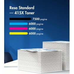 VIPGOOD 415X Cartouches de Toner Compatible pour HP 415X 415A Toner pour Laserjet Pro MFP M479fdw M479dw M479fdn M479fnw M479 M4
