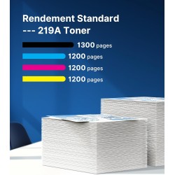 219A 219X W2190A 3302FDW Toner Compatible pour HP 219A 219X pour Color Laserjet Pro MFP 3302FDWG 3302FDW 3302SDW 3302FDN 3302FDN