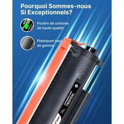 VIPGOOD TN2510 TN2510XL Cartouche de Toner Compatible pour Brother TN2510 TN2510XL pour Brother DCP-L2627DWE DCP-L2620DW MFC-L28