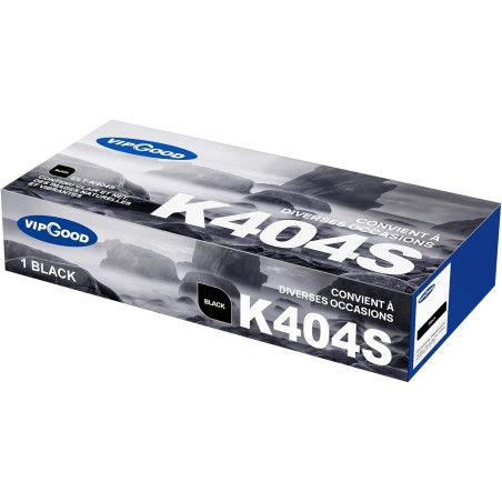 VIPGOOD CLT-K404S P404C Cartouches de Toner Compatible pour Samsung CLT-P404C CLT 404S pour Xpress SL C480W C483W C430W C48X C43