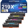 VIPGOOD 219X 219A Toner Compatible pour 219X W2190X 219A pour Color Laserjet Pro MFP 3302FDW 3302FDWG 3302SDWG 3202DN 3202DW (No