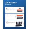 VIPGOOD P404C CLT 404S Cartouches de Toner Compatible pour Samsung CLT-P404C 404S pour Xpress SL C480W C483W C48X C430W CLT-K404