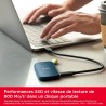 SanDisk Disque Portable SSD 1 to (Disque SSD Externe, Vitesse de Lecture allant Jusqu’à 800 Mo/s, Protection Contre Les Chutes d
