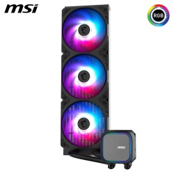 MSI MAG CORELIQUID A13 360 Watercooling AIO - Couverture complète du CPU, Design du Circuit d'eau amélioré, ARGB, CycloBlade 7, 