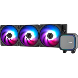 MSI MAG CORELIQUID A13 360 Watercooling AIO - Couverture complète du CPU, Design du Circuit d'eau amélioré, ARGB, CycloBlade 7, 