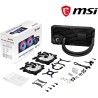 MSI MAG CORELIQUID 240R V2 Kit Watercooling CPU 240 mm, 2 ventilateurs ARGB PWM de 120 mm, éclairage ARGB, MSI Center, Installat