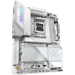 GIGABYTE Carte mère X870E AORUS Pro Ice - Prend en Charge Les processeurs AMD Ryzen 9000, VRM numérique 16+2+2 Phases, jusqu'à 8