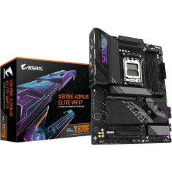 GIGABYTE Carte mère X870E A Elite WIFI7 - Prend en Charge Les processeurs AMD Ryzen 9000, VRM numérique 16+2+2 Phases, jusqu'à 8