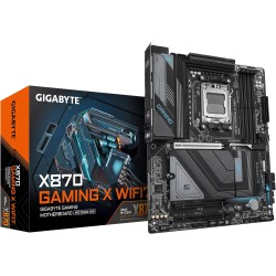 GIGABYTE X870 Gaming X WIFI7 Carte Mère - Prend en Charge Les processeurs AMD Ryzen 9000, 16+2+2 Phases VRM, jusqu'à 8000MHz DDR
