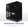 NZXT H6 Flow | CC-H61FB-01 | Boîtier Moyen-Tour Compact Double Chambre Airflow | Panneaux panoramiques en Verre | Panneaux Airfl