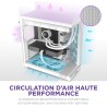 NZXT H6 Flow | CC-H61FW-01 | Boîtier Moyen-Tour Compact Double Chambre Airflow | Panneaux panoramiques en Verre | Panneaux Airfl