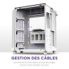 NZXT H6 Flow | CC-H61FW-01 | Boîtier Moyen-Tour Compact Double Chambre Airflow | Panneaux panoramiques en Verre | Panneaux Airfl