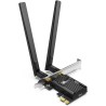 Tp-link wifi 6 carte wifi pcie ax3000, archer tx55e, adaptateur bi-bande carte wifi bleutooth 5.2 avec 2 antennes multidirection