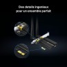 Tp-link wifi 6 carte wifi pcie ax3000, archer tx55e, adaptateur bi-bande carte wifi bleutooth 5.2 avec 2 antennes multidirection