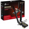 Tp-link wifi 7 carte wifi pcie be6500 archer tbe400e, tri-bandes (6ghz/5ghz/2.4ghz), débits jusqu’à 2 882 mbps, bleutooth 5.4 et