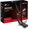 Tp-link wifi 7 carte wifi pcie be9300 archer tbe552e, tri-bandes (6ghz/5ghz/2.4ghz), adaptateur avec bleutooth 5.4 et 2 antennes