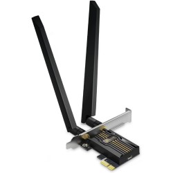 Tp-link wifi 7 carte wifi pcie be9300 archer tbe552e, tri-bandes (6ghz/5ghz/2.4ghz), adaptateur avec bleutooth 5.4 et 2 antennes