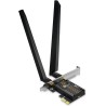 Tp-link wifi 7 carte wifi pcie be9300 archer tbe552e, tri-bandes (6ghz/5ghz/2.4ghz), adaptateur avec bleutooth 5.4 et 2 antennes