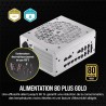 Corsair rm1000x shift alimentation atx entièrement modulaire - interface latérale modulaire - compliant atx 3.1 & pcie 5.1 - con
