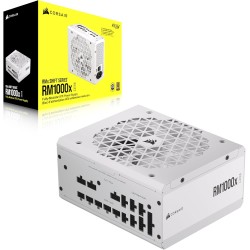 Corsair rm1000x shift alimentation atx entièrement modulaire - interface latérale modulaire - compliant atx 3.1 & pcie 5.1 - con
