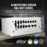 Corsair rm750x shift alimentation atx entièrement modulaire - interface latérale modulaire - compliant atx 3.1 & pcie 5.1 - cond