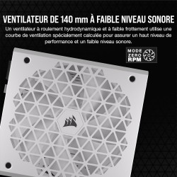 Corsair rm750x shift alimentation atx entièrement modulaire - interface latérale modulaire - compliant atx 3.1 & pcie 5.1 - cond