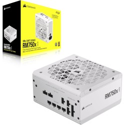 Corsair rm750x shift alimentation atx entièrement modulaire - interface latérale modulaire - compliant atx 3.1 & pcie 5.1 - cond