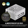 Corsair rm850x shift alimentation atx entièrement modulaire - interface latérale modulaire - compliant atx 3.1 & pcie 5.1 - cond