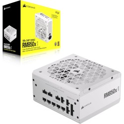 Corsair rm850x shift alimentation atx entièrement modulaire - interface latérale modulaire - compliant atx 3.1 & pcie 5.1 - cond