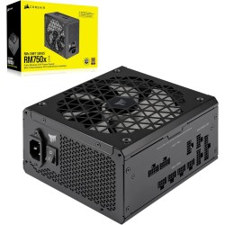 Corsair rm750x shift alimentation atx entièrement modulaire - interface latérale modulaire - compliant atx 3.1 & pcie 5.1 - cond