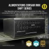 Corsair rm750x shift alimentation atx entièrement modulaire - interface latérale modulaire - compliant atx 3.1 & pcie 5.1 - cond
