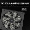 Corsair rm850x shift alimentation atx entièrement modulaire - interface latérale modulaire - compliant atx 3.1 & pcie 5.1 - cond