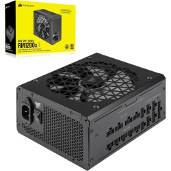 Corsair rm1200x shift alimentation atx entièrement modulaire - interface latérale modulaire - compliant atx 3.1 & pcie 5.1 - con