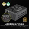 Corsair rm1200x shift alimentation atx entièrement modulaire - interface latérale modulaire - compliant atx 3.1 & pcie 5.1 - con