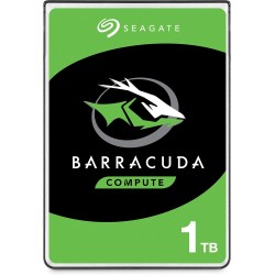 Seagate BarraCuda 1To, Disque Dur Interne HDD, 2.5 pouces, SATA 6 Goit/s, 5 400 tr/min, 128 Mo de cache, pour PC et ordinateur p