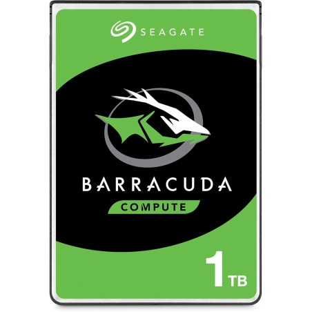 Seagate BarraCuda 1To, Disque Dur Interne HDD, 2.5 pouces, SATA 6 Goit/s, 5 400 tr/min, 128 Mo de cache, pour PC et ordinateur p